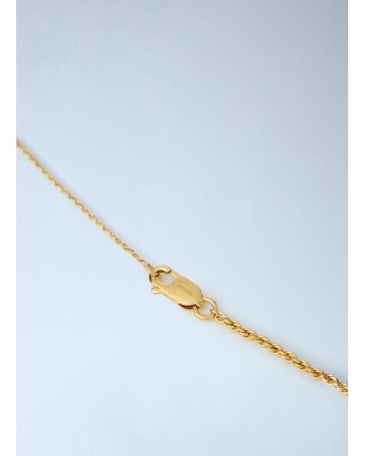 Totême Blue Medium Onyx Drop Necklace