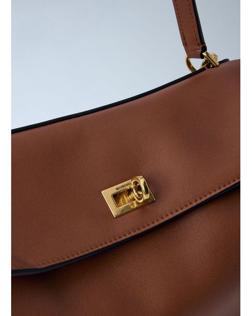 Balenciaga Brown Rodeo Medium Handbag