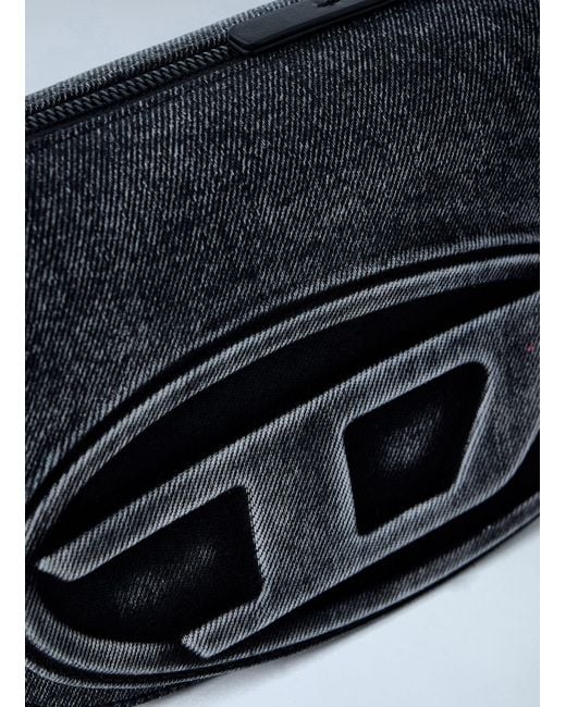 DIESEL Gray 1dr Camera Bag for men