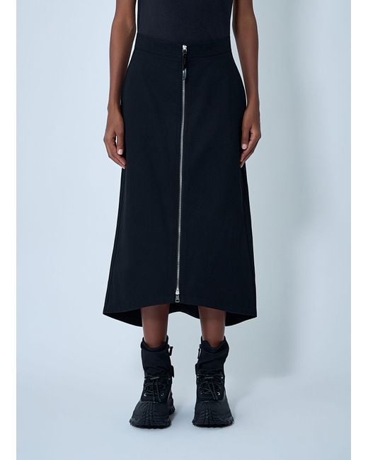 Moncler x Edward Enninful Blue Zip-Up Midi Skirt
