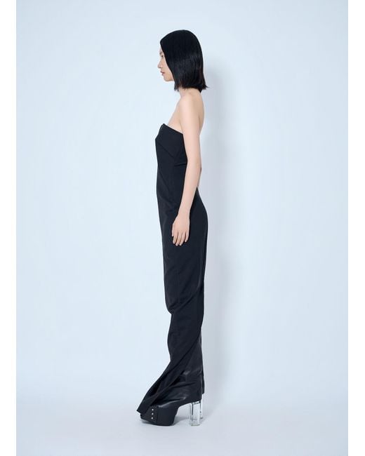 Rick Owens Blue Prong Gown