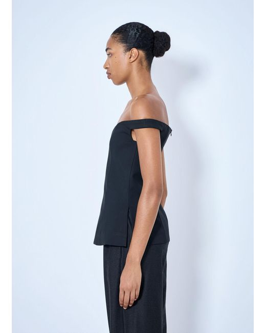 Rohe Blue Off Shoulder Top