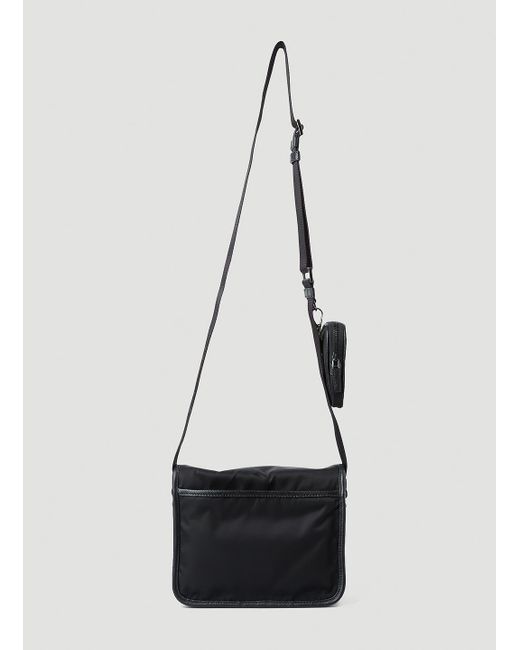Prada Renylon Messenger Crossbody Bag in White for Men Lyst