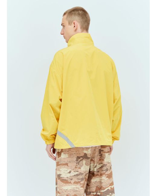 Acne Yellow Ripstop Jacket for men
