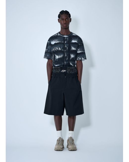 Moncler x A$AP ROCKY Blue Moncler X A$ap Rocky Contrast Waistband Shorts for men