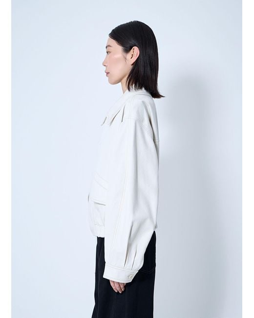 Lemaire White Short Blouson