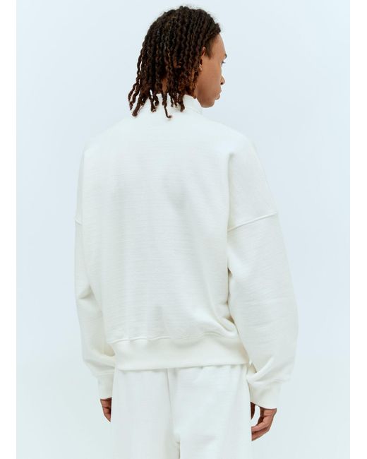 The Row White Dende Polo Sweatshirt for men