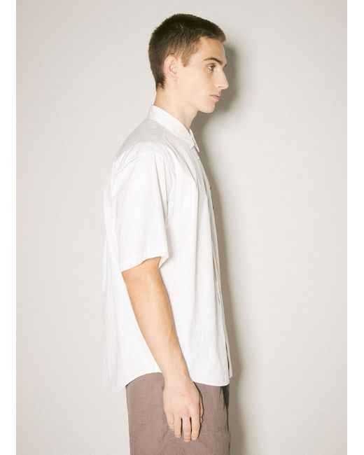 Undercover White Logo Patch Shirt for men