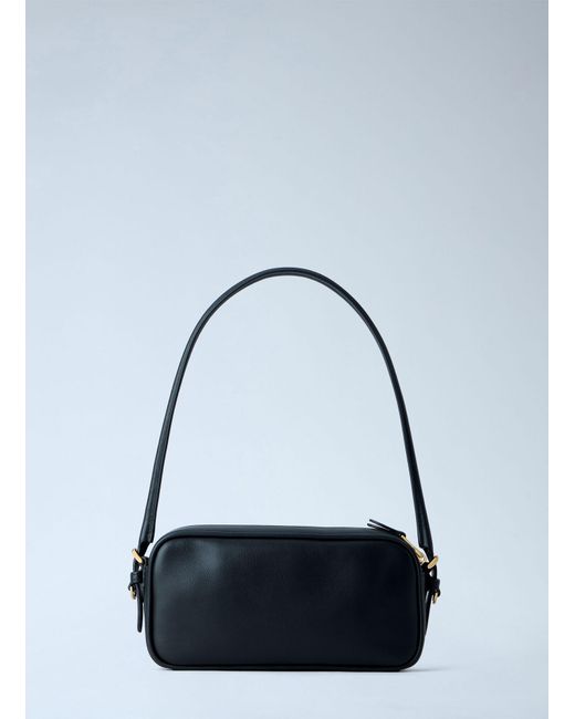 Miu Miu Blue Leather Shoulder Bag