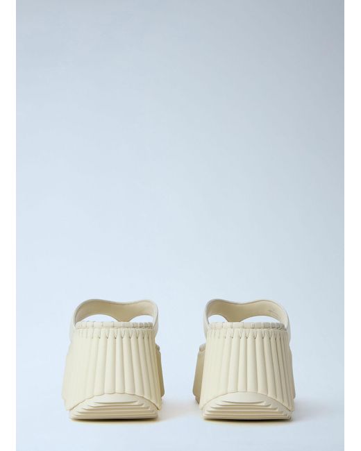 Chloé Blue Nama Wedge Sandals