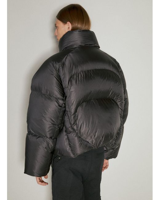 Entire studios Gray Uvr Puffer Down Jacket