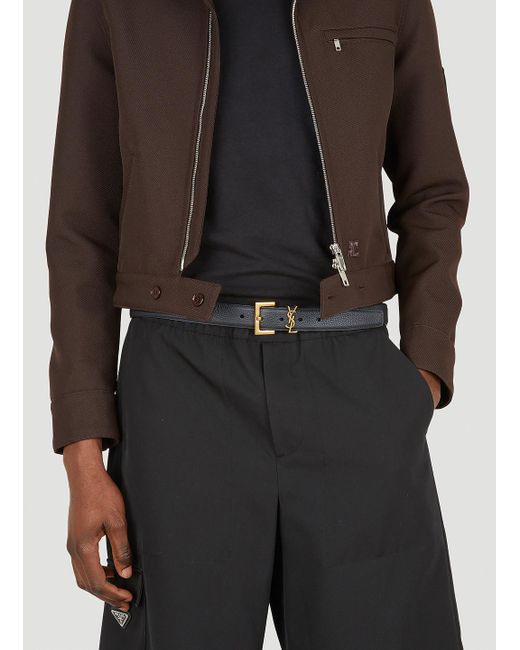 Saint Laurent Leather Belt Men's Brown | Vitkac