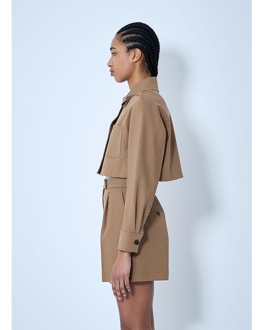 Max Mara Natural Crop Tailored Jacket