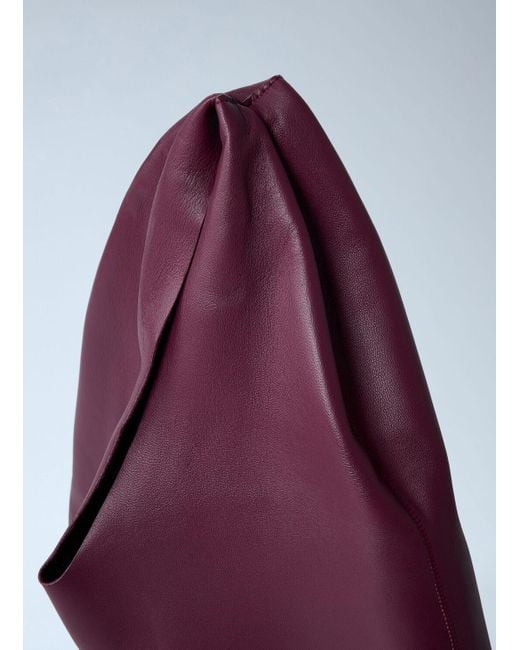 The Row Purple Small Bindle Shoulder Bag
