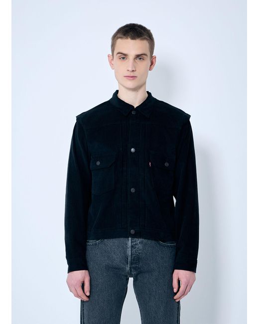 Levi's x Undercover Blue Pinnacle Trucker Corduroy Jacket for men