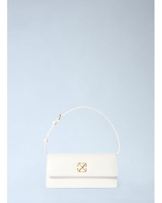 Off-White c/o Virgil Abloh Blue Off Jitney 1.0 Shoulder Bag