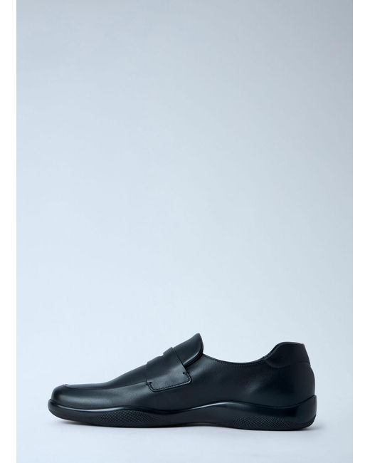 Prada Multicolor Leather Loafers for men