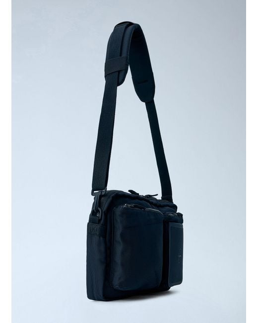 Stone Island Blue Utility Shoulder Bag for men