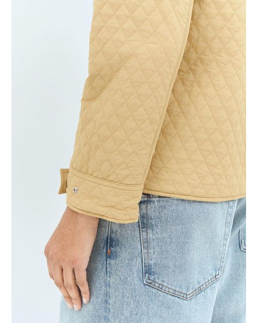Burberry Natural Reversible Quilted Nylon Jacket
