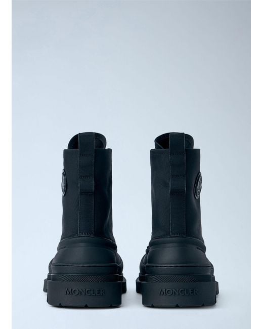 Moncler Blue Vera Sheal Ankle Boots