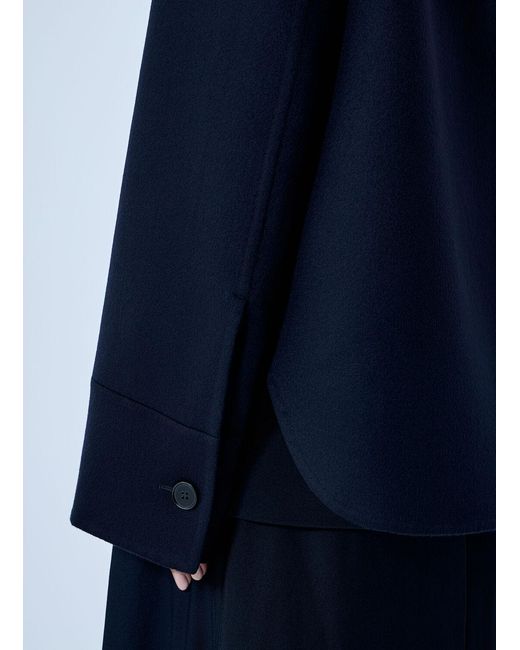 Jil Sander Blue Cashmere Jacket
