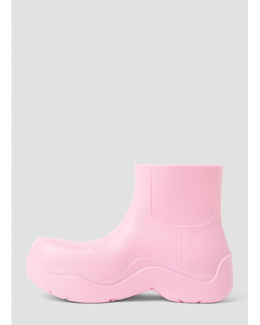 Bottega Veneta Pink Puddle Boots
