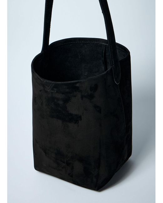 The Row Black Small N/S Park Tote Bag