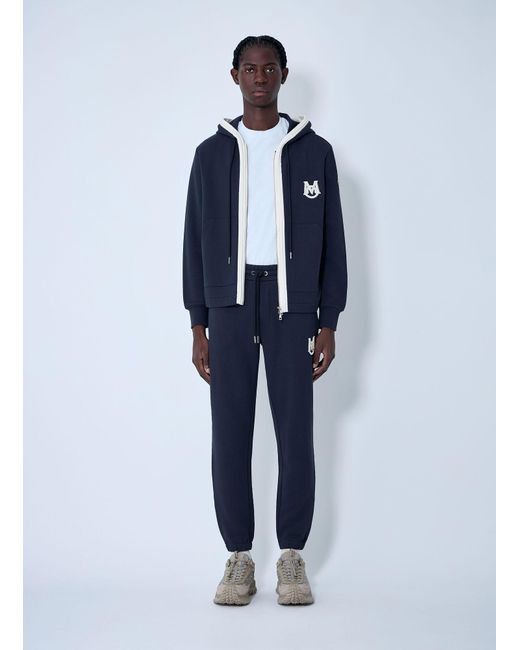 Moncler Blue Zip-up Cardigan for men