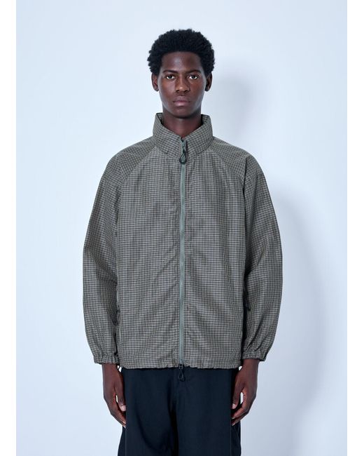 Comme des Garçons Gray Lightweight Plaid Jacket for men