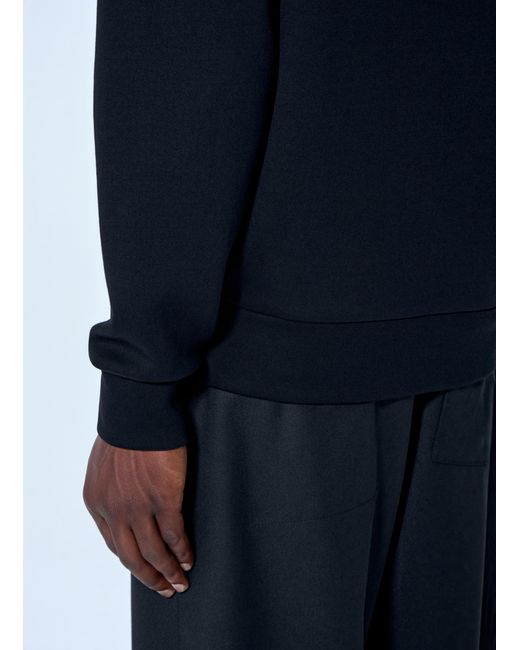 Prada Blue Technical Cotton Sweatshirt for men