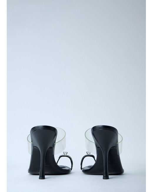 Alexander Wang Blue Bianca Heel Sandals