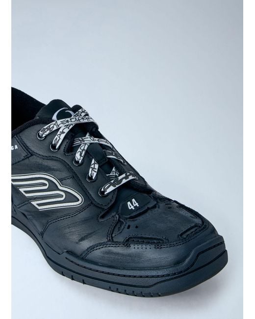 Balenciaga Blue Hamptons Worn-Out Sneakers for men