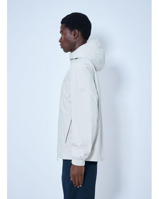 Moncler White Trelatete Hooded Down Jacket for men