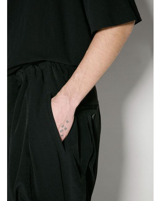 Yohji Yamamoto Black Random Truck Pants for men