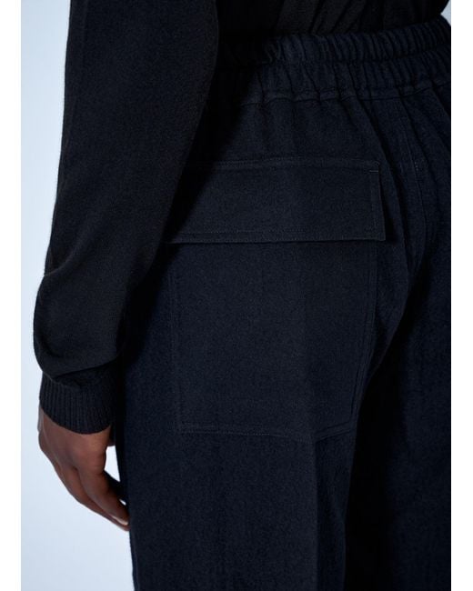 Rick Owens Blue Dietrich Drawstring Pants for men