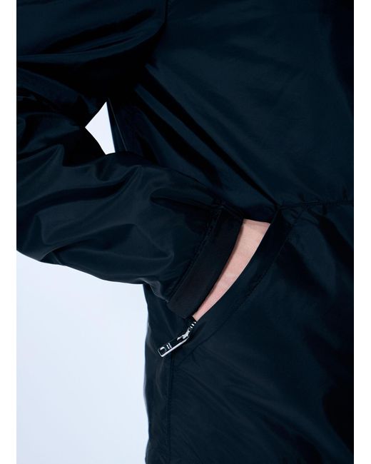 Prada Blue Re-Nylon Hooded Jacket for men
