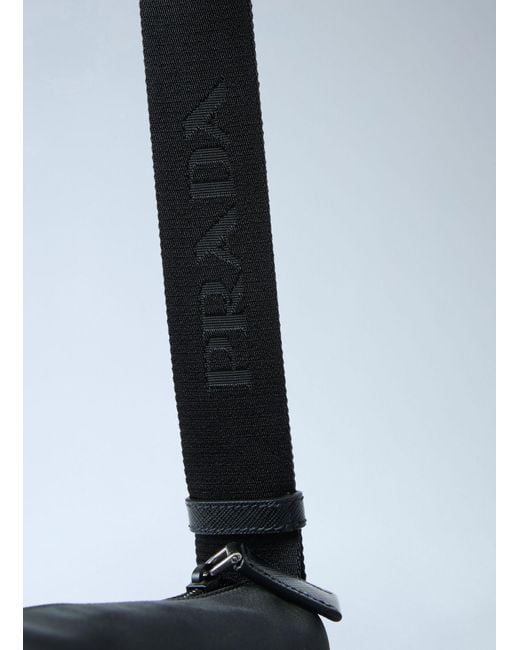 Prada Black Medium Re-Nylon Shoulder Bag for men