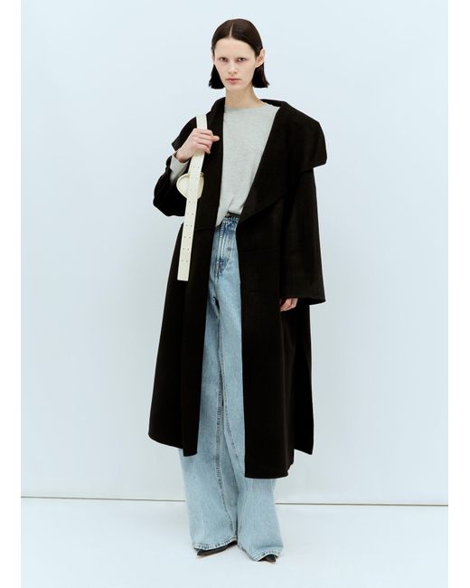Totême  Black Signature Wool-cashmere Coat