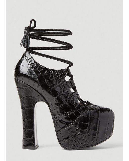 Vivienne Westwood Elevated Ghillie Platform Shoes in Black | Lyst Australia
