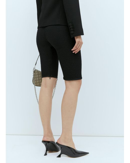 Gucci Black Knitted Shorts