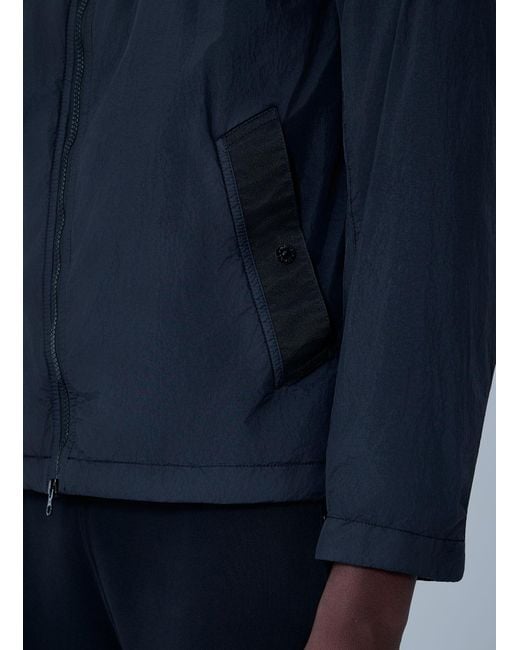 Stone Island Blue Logo Patch Jacket for men