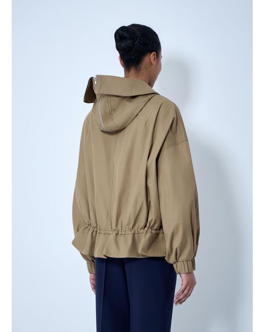 Dries Van Noten Natural Structured Collar Jacket