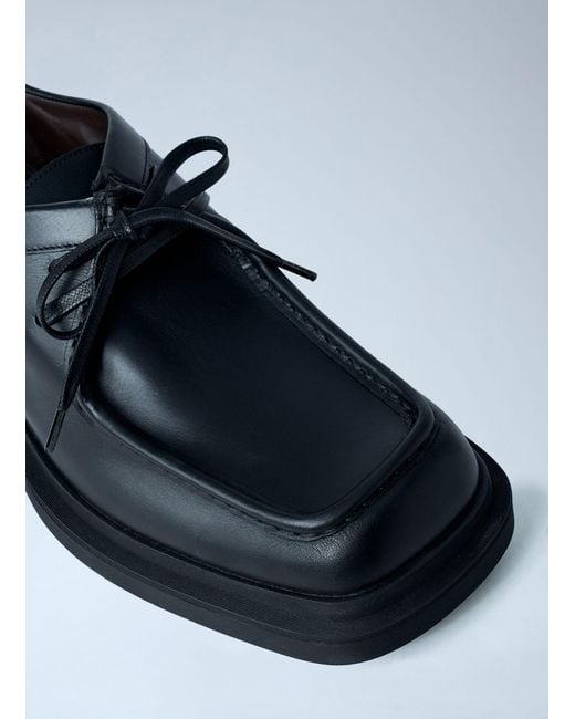 Bottega Veneta White Ben Lace-Up Shoes for men