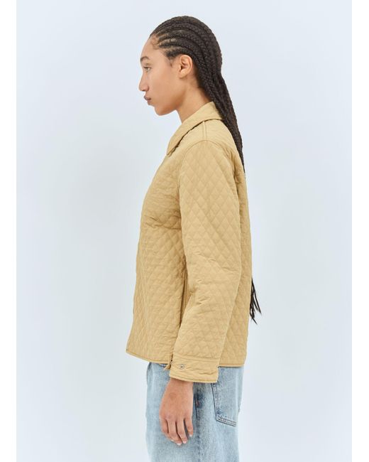 Burberry Reversible Quilted Nylon Jacket in Natural Lyst UK