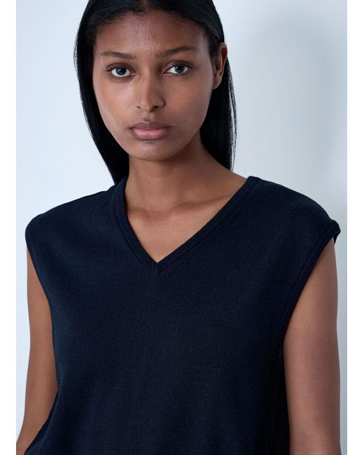 Bottega Veneta Blue Cotton-And-Viscose Twinset
