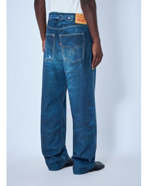 Junya Watanabe Blue X Levi's Wide-Leg Pants for men
