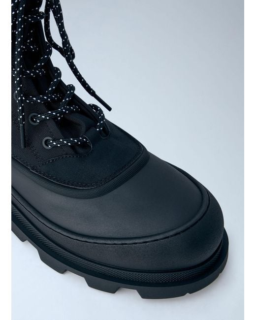 Moncler Blue Vera Sheal Ankle Boots for men