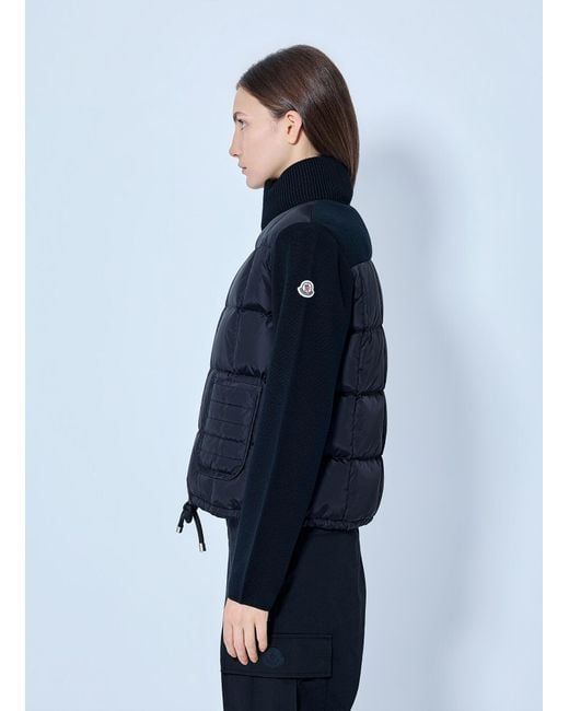 Moncler Blue Padded Zip Vest