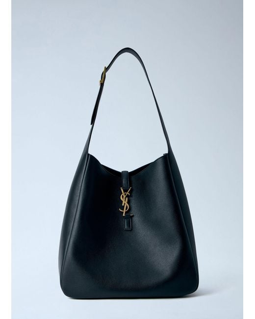 Saint Laurent Blue Le 5 À 7 Supple Large Shoulder Bag