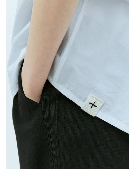 Jil Sander White + Patch Pocket Poplin Shirt